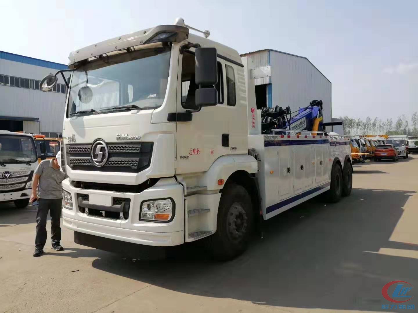 Shacman Delong integrated wrecker truck for inquiry