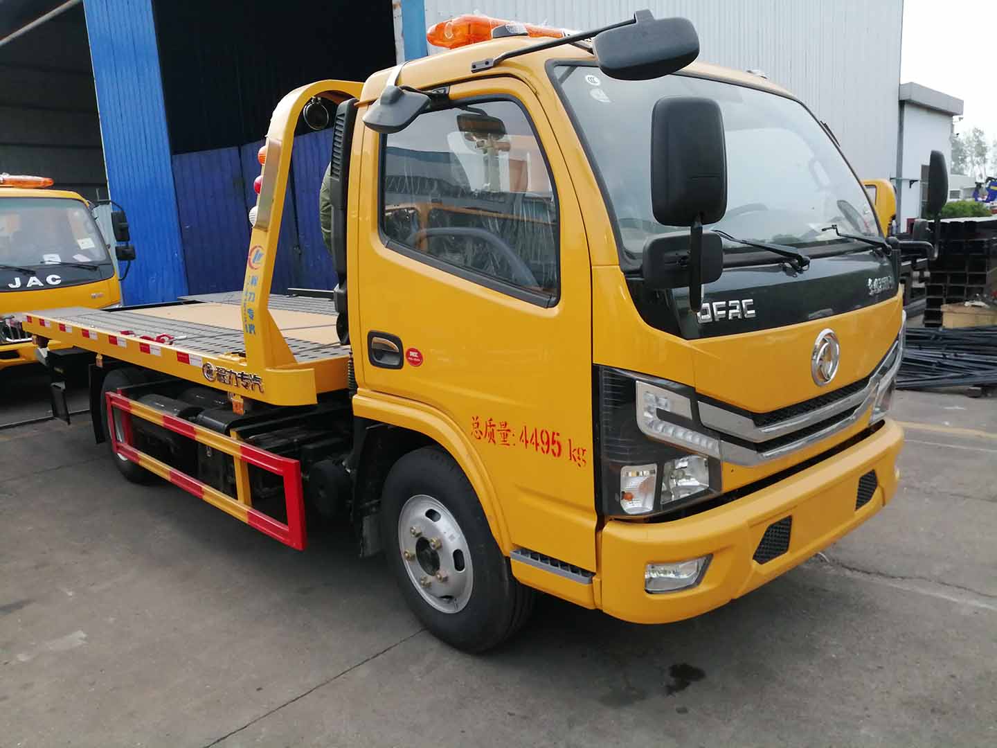 Wrecker truck hydraulic winch system