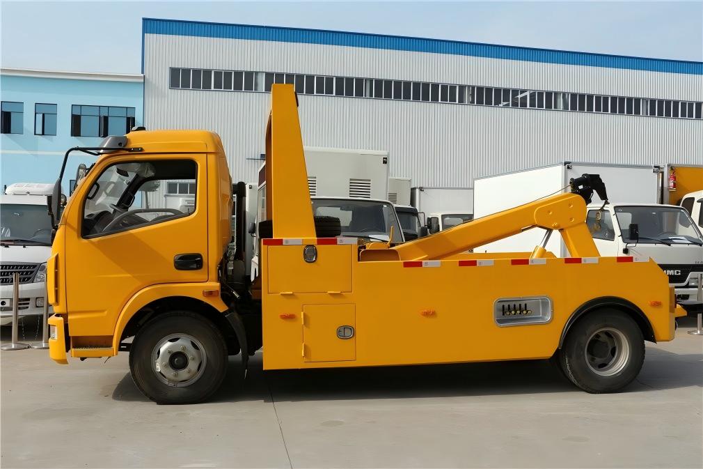 Professional tow truck hydraulic winch system