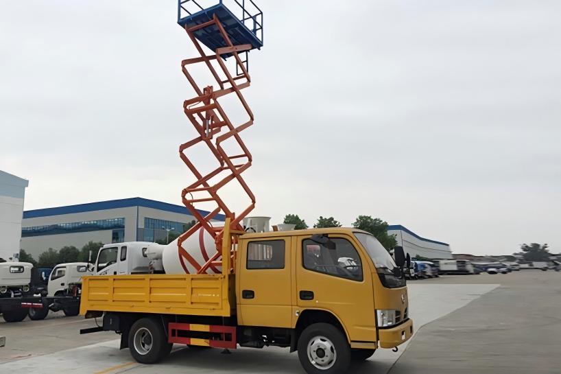 Dongfeng Captain scissor lift platform mechanism