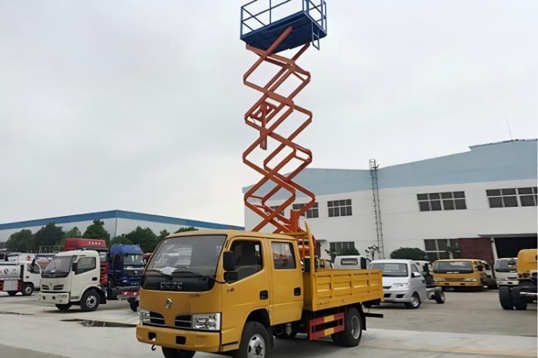 Truck mounted aerial work platform details