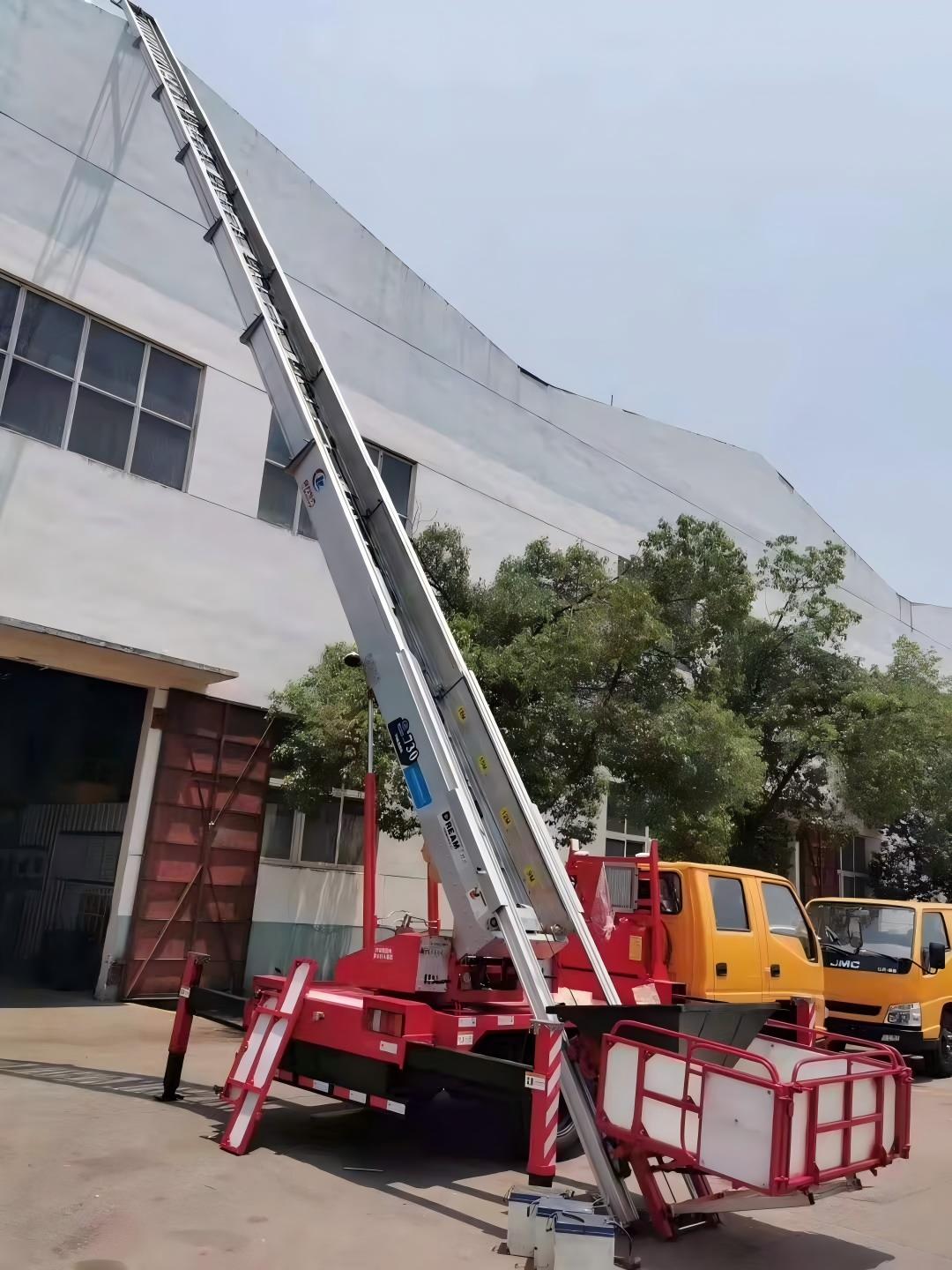 30m aerial moving lift ladder assembly detail